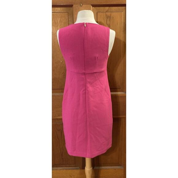 TRINA TURK Women's Dress Sz 0 Fuchsia Sleeveless Fully Lined $298 Colorful - Picture 4 of 14